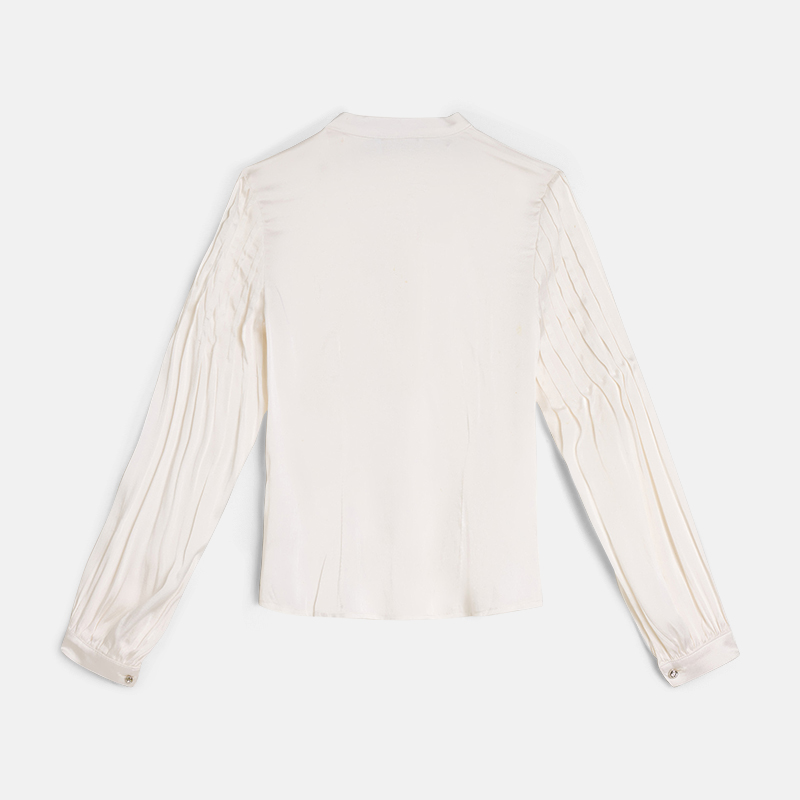 Super Flea Market+Miss Blumarine+Silk pussybow blouse+Toni Garrn3
